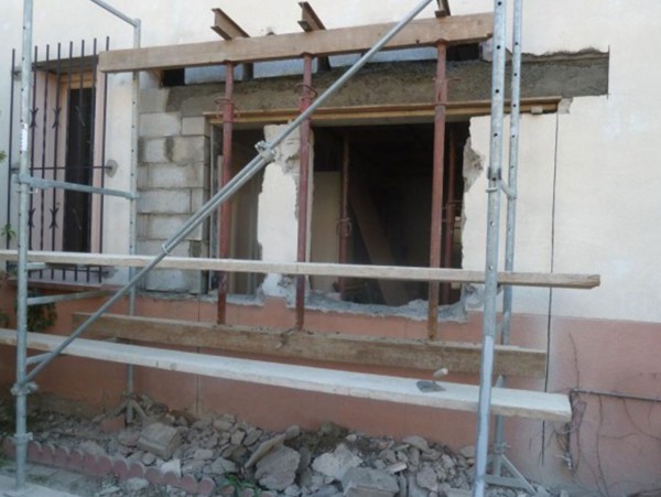 Modification sur mur extérieur à Bompas